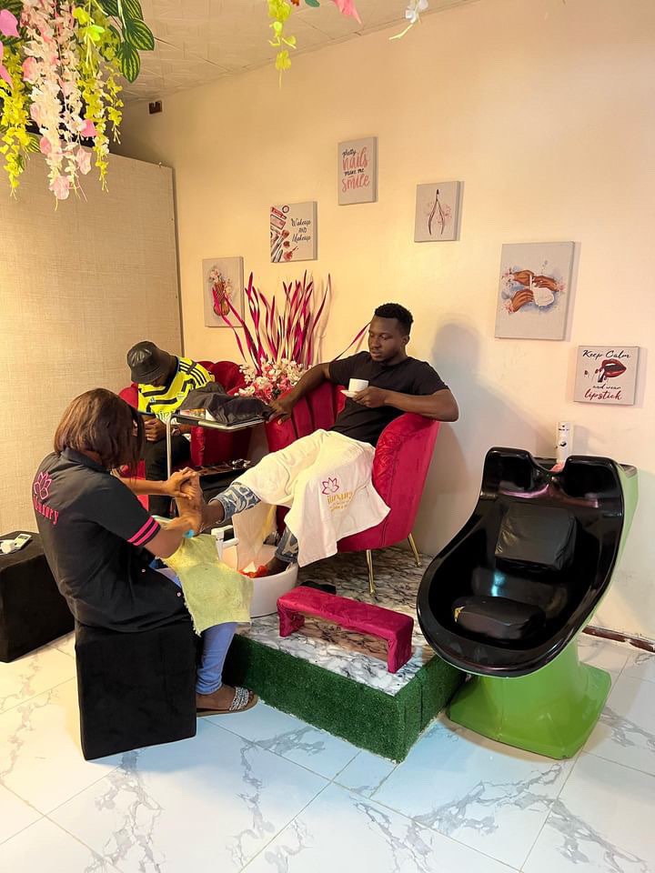 A pedicure appointment in the iLuxury salon